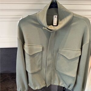 Yogalicious Soft Green Scuba Jacket